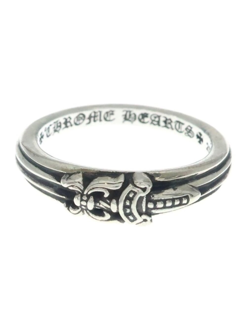 Chrome Hearts Baby Classic Dagger Ring Silver